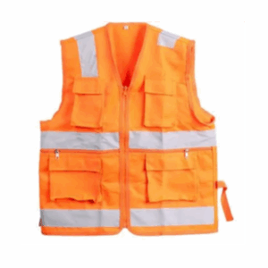 CHALECOS MULTIBOLSILLOS NARANJA TALLA S