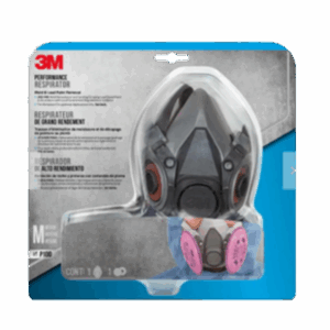 RESPIRADOR 1/2 CARA SILICONADO MARCA 3M