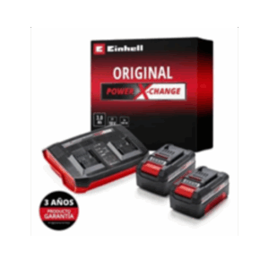 CARGADOR + 2 BATERÍAS 3.0 AH 18V STARTE KIT EINHELL
