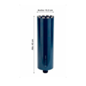 CORONA DIAMANTADA PARA CONCRETO 152X450MM