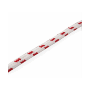 DRIZA DE POLIPROPILENO TRENZADO ROJO Y BLANCO 3/8'' X METRO