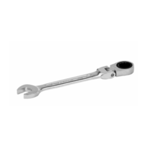 LLAVE MIXTA MILIMETRICA ACABADO CROMADO CON RATCHET GIRATORIO 17MM BAHCO 41RM-17